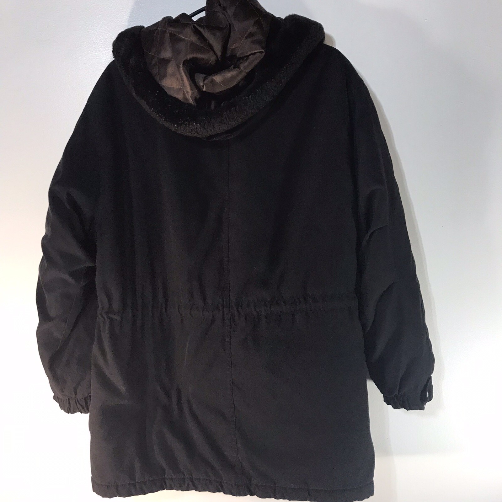 Talbots Black X-Soft Full Zip/Button Heavyweight … - image 3