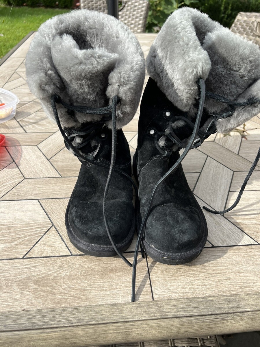 UGG Black and Gray Winter Boots Size 8 UGG | Shoes | Ugg Size 8 Womens Blackgray Tularosa Route  main image 2