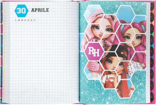 RAINBOW HIGH - Diario Scuola 2024-2025 Ufficiale Rainbow High, Diario 12 Mesi Id - Foto 8 di 12