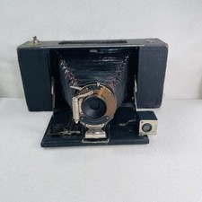 Antique 1910 Kodak 3-A Brownie Folding Bellows Camera Model A W/ Original Film