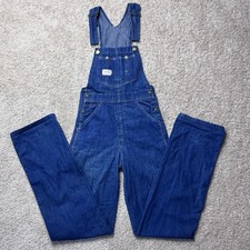 Vintage Smiths Tailor Made Sanforized Workwear denim bib Overall Made In usa