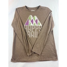 Life is Good Women's Happy Trails Graphic Long Sleeve Shirt