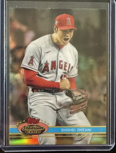 2021 TOPPS STADIUM CLUB CHROME SHOEHI OHTANI #37 W/ 1991 TOPPS DESIGN THROWBACK