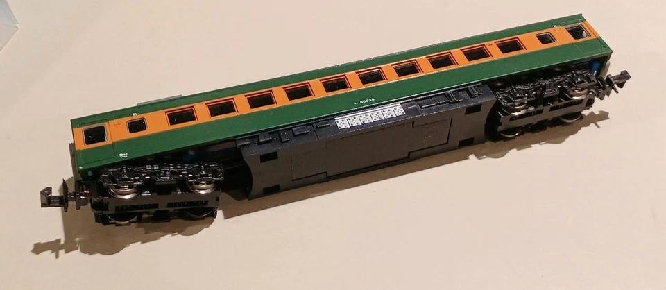 MICRO ACE JNR 80 serie Shonan colore 1/2 tipo aggiornato auto 7 auto set base N - Immagine 4 di 4