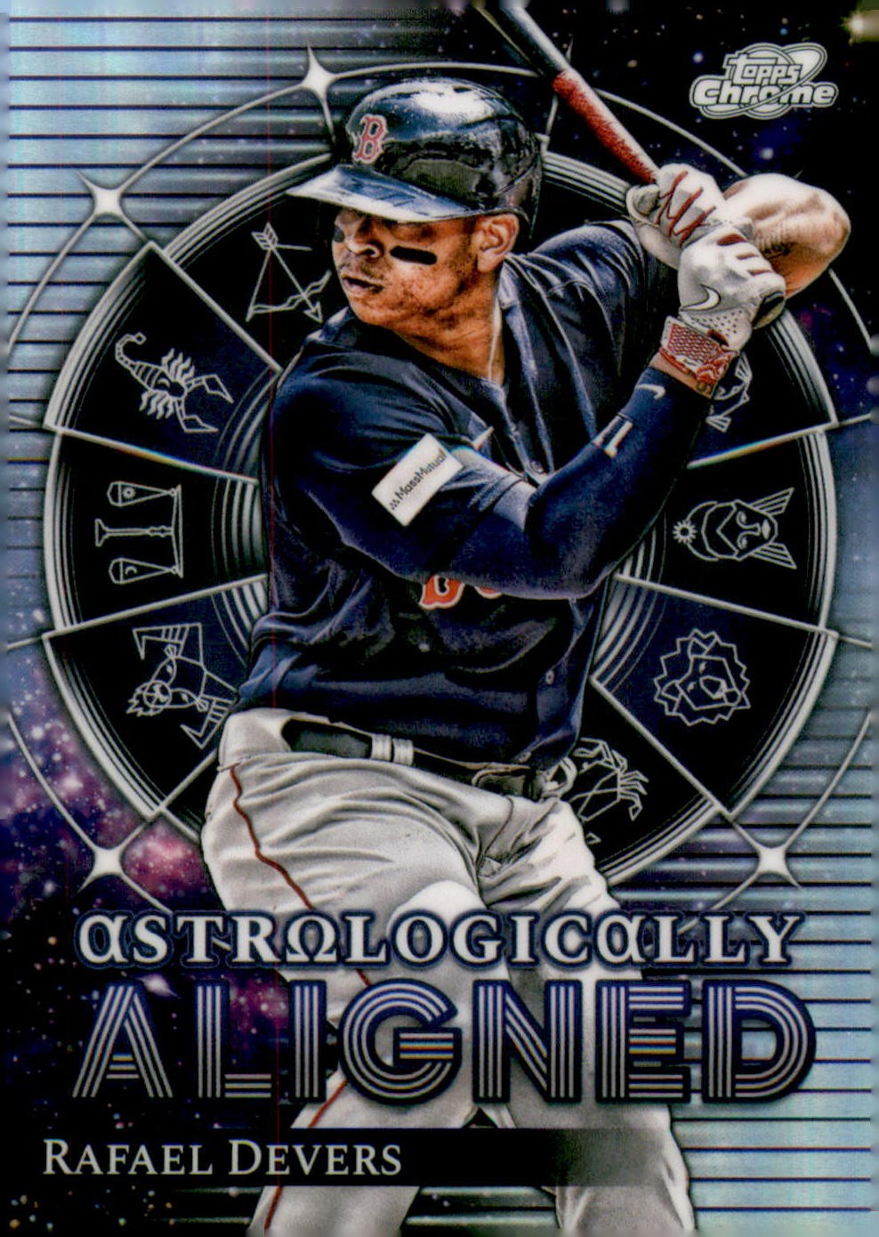 2024 Topps Chrome Cosmic #AA-20 Rafael Devers Astrologically Aligned