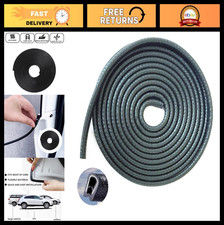 Flexible Black PVC Edge Trim Protector - Rubber U Channel, Fits 1/16"-1/8" Edges