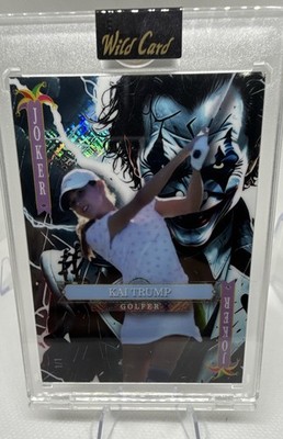 2025 Wild Card Jokers Wild - Kai Trump Foil 1/1