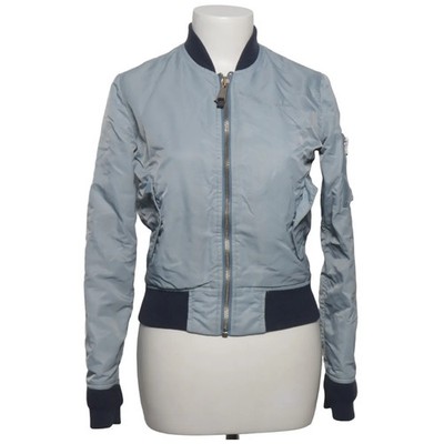 Schott, Bomberjacke, Damen, Größe: S, Blau/Orange, Einfarbig #M7Y