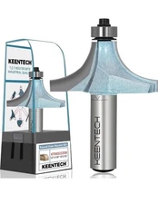 KEENTECH Round Over ROUTER BIT, 1/2" Shank, Edge Forming Router Bit (KT06022208)