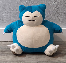 Pok mon Snorlax Plush Stuffed Animal, Blue White, Label, 2025 PKW4471