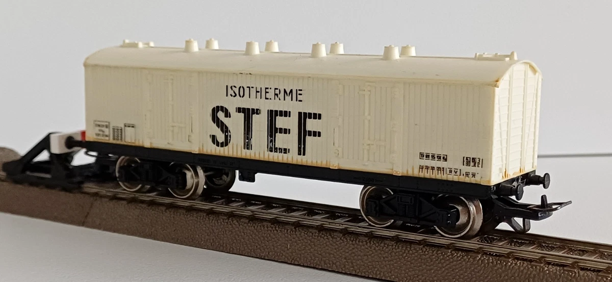 WAGON JOUEF MARCHANDISES Frigorifique STEF Isotherme Blanc/Noir