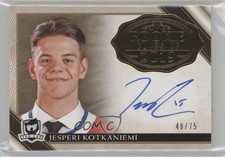 2018-19 The Cup Rookie Class of 2019 Gold Foil 48/75 Jesperi Kotkaniemi Auto 0c3