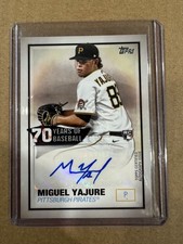 2021 Topps - 70 Years of Baseball Autographs Series 2 Miguel Yajure #70YA-MYA