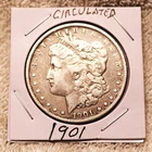 1901 Morgan Silver Dollar 90% Silver US Coin