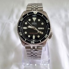 Seiko diver SKX007 Vintage, new Jubilee bracelet aftermarket box and dive strap