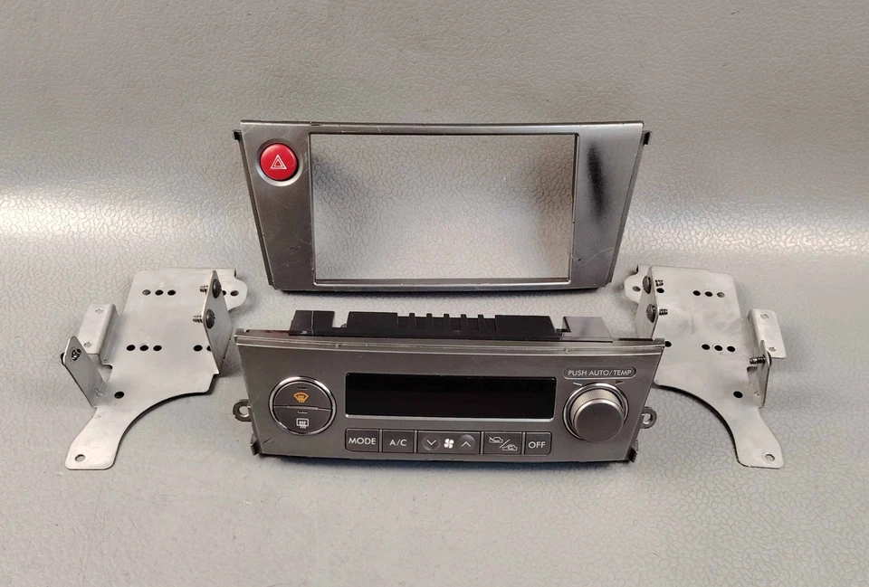 04-05 Subaru Legacy BP BL AC Switch 2DIN Audio Panel silver FH-201F2 72311AG000 - Image 2 of 4