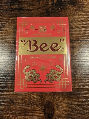 ''Bee'' Year of The Snake Playing Cards Sealed Deck