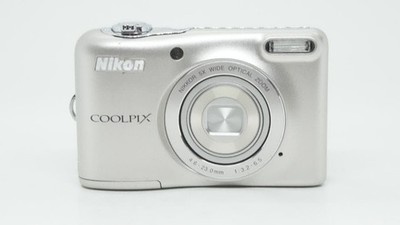 Nikon COOLPIX L30 silber Kompakt-Digitalkamera getestet funktionierender...