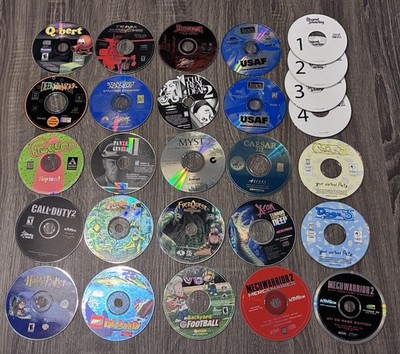 Loose Lot Of 23 Vintage PC CD-Rom Games