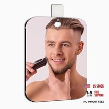 Shower Mirror for Shaving, 1 Pcs 9.79x7.89 in Shaving Mirror Holder NO