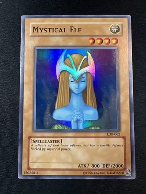 Yu-Gi-Oh! Mystical Elf (VLP) LOB-062 Unlimited Super Rare Reprint