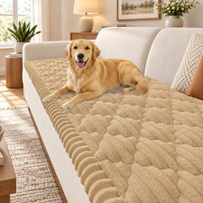 Couch Cover for Dogs Washable, Non Slip Fuzzy Pet Sofa Protector