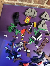 LEGO Castle Dark Dragon's Den 6076 Dragon Masters Set Box Vintage Incomplete