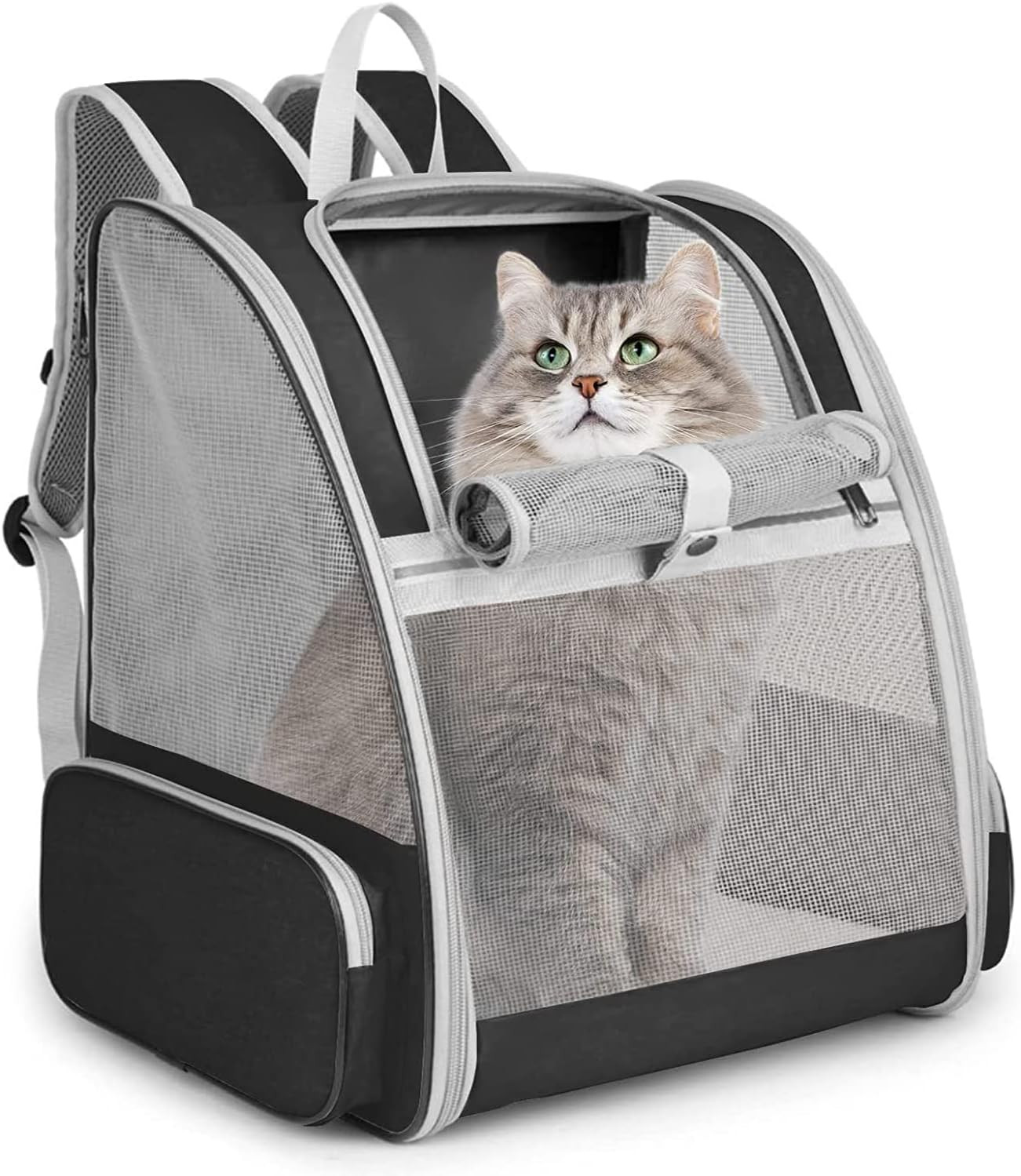 Zaino Porta Cane 6-8kg Pieghevole - Trasportino Gatto Traspirante