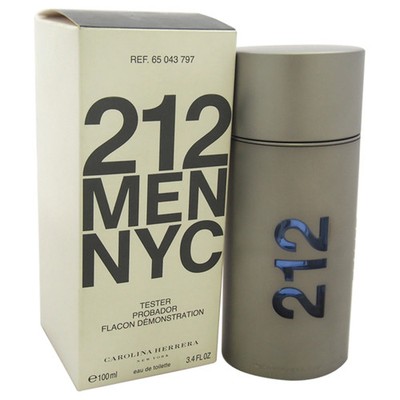 Carolina Herrera 212 3.4 fl oz EDT Spray Men Fragrance Tester