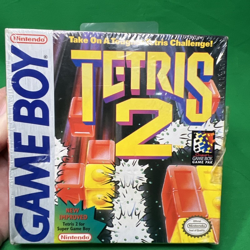 Tetris 2 (Nintendo Game Boy, 1993) New Factory Sealed
