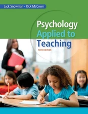Psychology Applied to Teaching by Jack Snowman (English) Paperback Book
