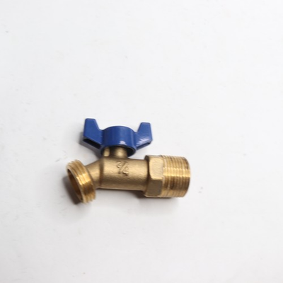 #ad #ad Ball Valve Hose Bibb Brass Blue 3 4quot; MIP x 3 4quot; MHT $9.89