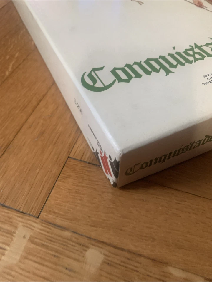 1979 International Team Conquistadores Game Italy Complete MIB Unplayed - Immagine 2 di 4