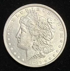 1899 Morgan Silver Dollar, Uncirculated Details, Reverse Cleaning, Rare Date!