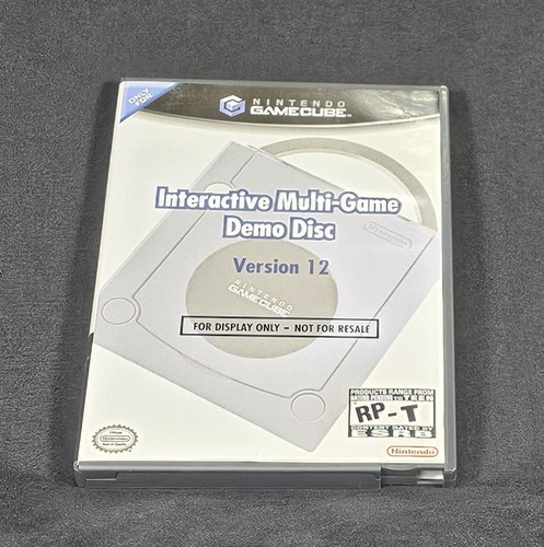 GameCube Interactive Multi-game Demo Disc Version 12 VERY RARE! TESTED, WORKS! 