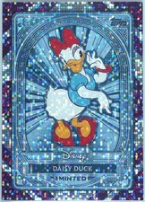 2025 Topps Mint Disney Daisy Duck Red & Blue Electric Dots NYCC Exclusive /10