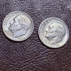 Lot of 2 -1960 & 1964 Roosevelt U.S. Dimes – 90% Silver - Photos are Exact Coins
