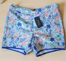 NWT Polo Ralph Lauren Boys Printed Swim Trunks Tropical Seahorse Lined Size M
