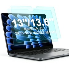 2-Pack Anti Blue Light Screen Protector for MacBook Air 13.6/13 Inch 2022-20...