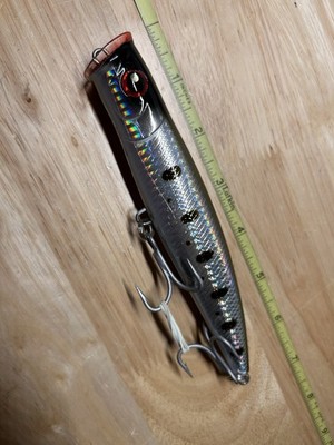New Condition Popper Lure Special For Saltwater, 1.75 Oz. Premium Hooks.