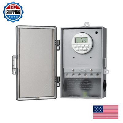 DEWENWILS Pool Pump Timer Outdoor Digital Box 2HP 40A for Heaters Filters