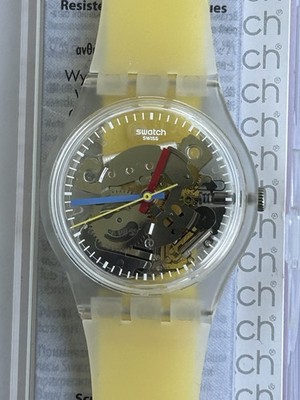 Swatch Clearly Yellow Striped (GE291)