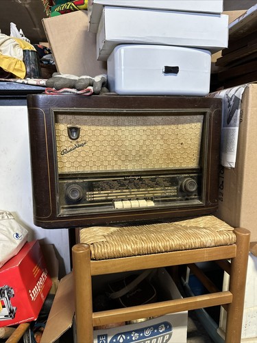 Radio Vega Raro Modello FM 105 Vintage Anno 1956 Funzionante Da Restaurare - Foto 1 di 9