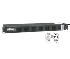 Tripp Lite 1U Rack-Mount Power Strip, 120V, 20A, 5-20P, 12 Outlets, 15 ft.