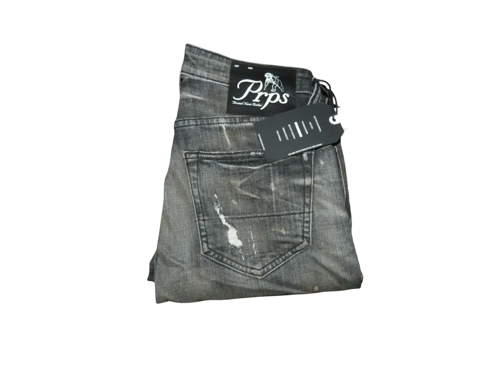 PRPS Warlock Drop Skinny Fit Mens Stretch Jeans Size 28 Black $298