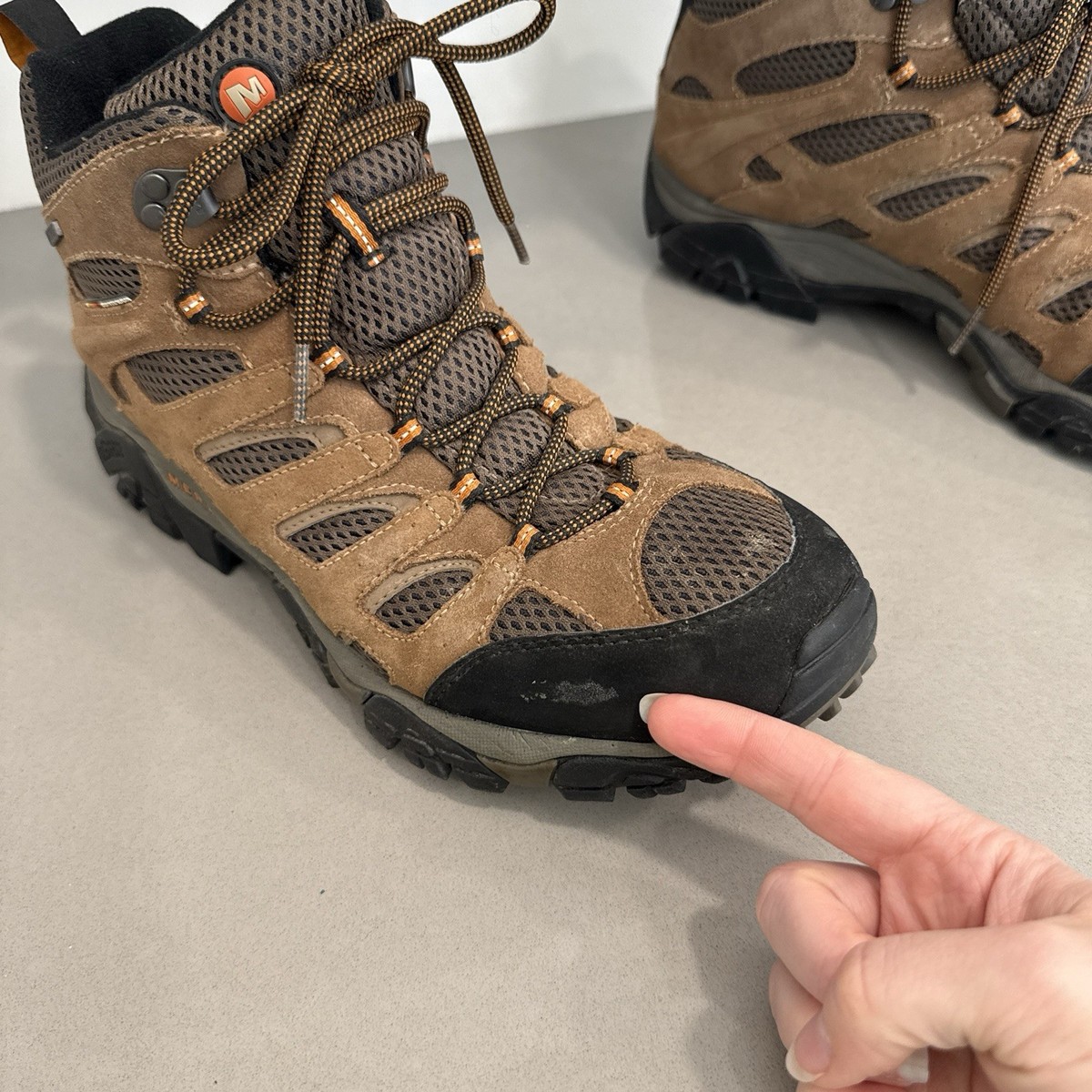 Merrell Moab Mid Earth Waterproof Hiking Boots J88623W Men\'s 12 Brown Men main image 2