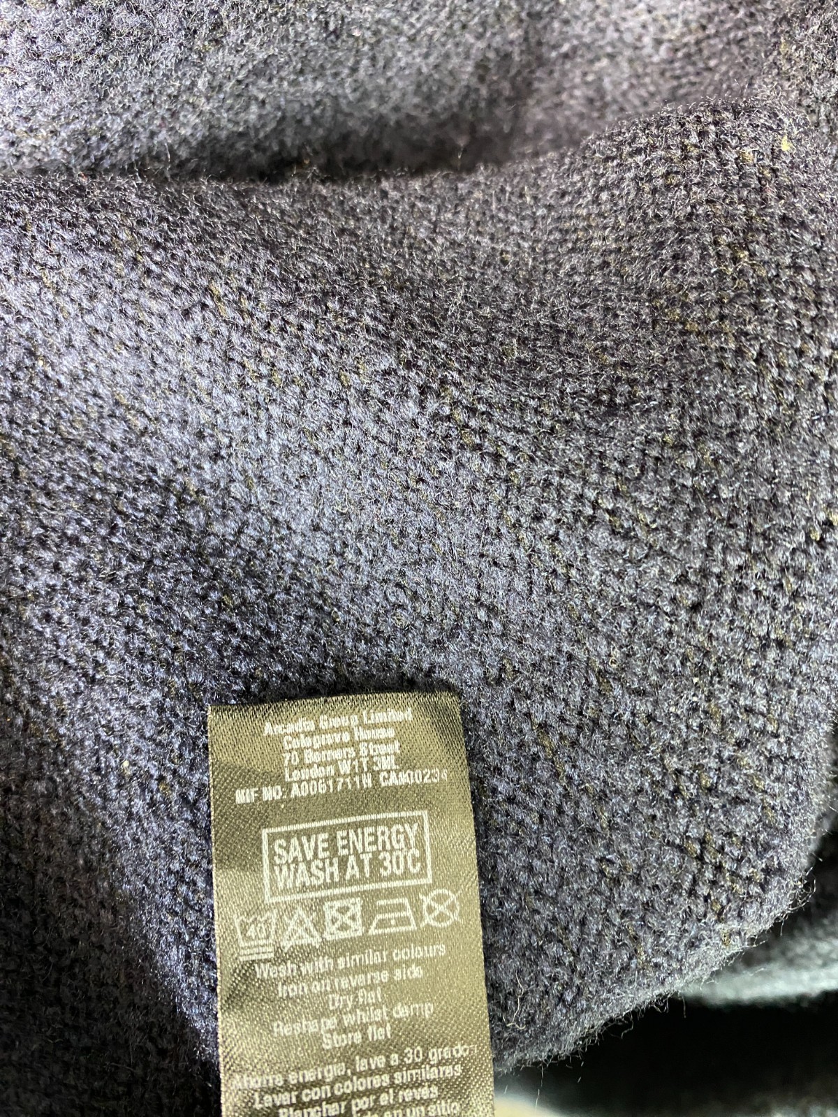 Dorothy Perkins Navy Solid Open Front Cardigan Kn… - image 7