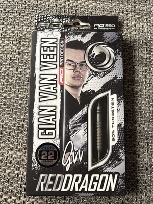 Red Dragon Steel Darts Gian van Veen The Giant Tour Edition 90% Tungsten NEU