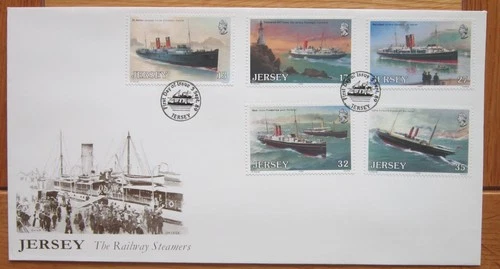 1989 The Railway Steamers Jersey First Day Cover Last One