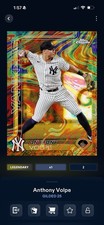 Bunt digital 2025 Topps Gilded Anthony Volpe Legendary Lava Base /10  